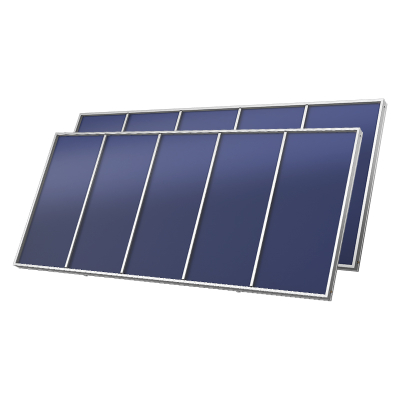 高効率一体型大型平板コレクター